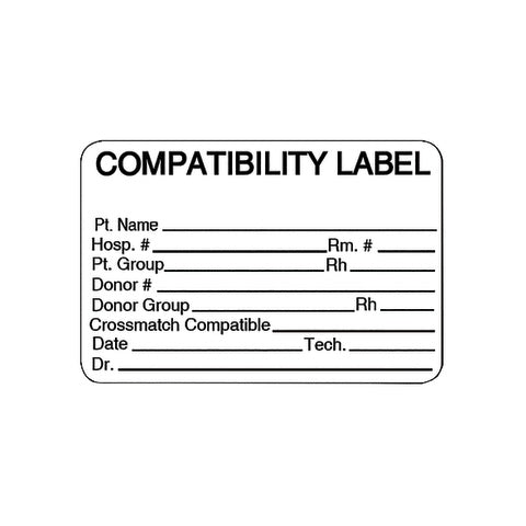 "Compatibility" • White • 3"W x 2"H