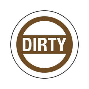 "Dirty" • White • 1.5"Dia