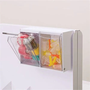 Tilt Bin with Hanger, 6 Bin Unit • 23.5"W x 3.5"D x 4.5"H