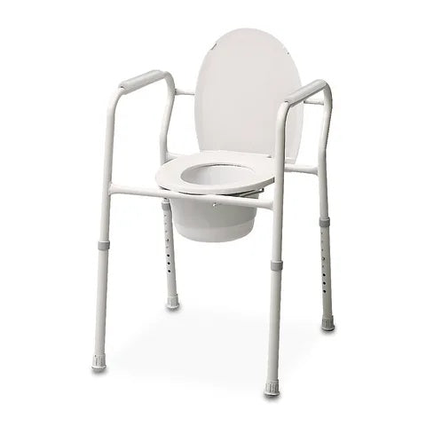 Lumex 3-in-1 Steel Commode • 26.4"W x 23"L x 17.87"H