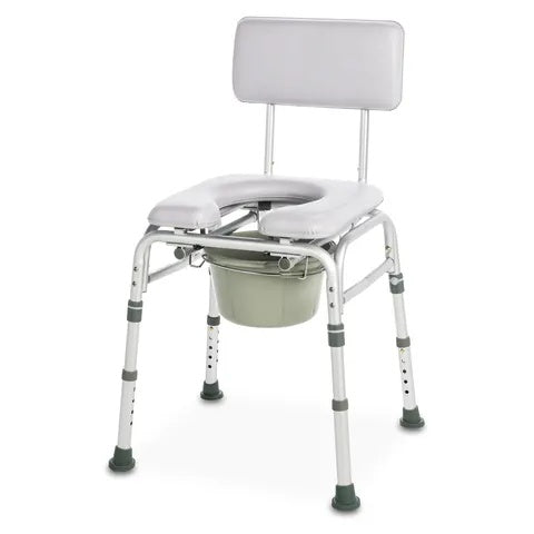 Padded Bath Seat • 35.9"W x 22.5"D x 20"H, With Standard Commode