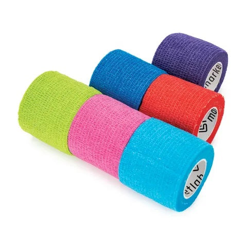 Marketlab Comfort Form™ Cohesive Bandages • Multicolor, 2"W x 5yd