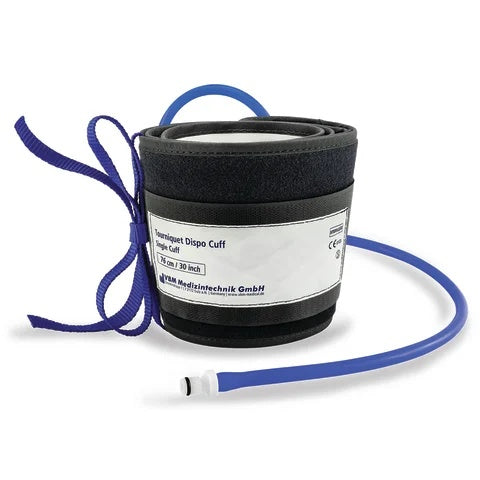 Disposable Tourniquet Cuffs • Single, Single Port • Contoured • Long Leg