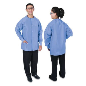 Unisex Short Length Lab Jacket • 31.5"L, Small • Ceil Blue