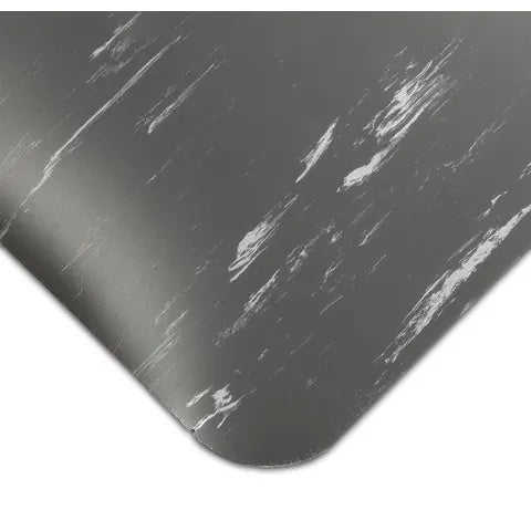 UltraSoft Tile-Top Antimicrobial with WOW! , 3'W x 5'L • Charcoal