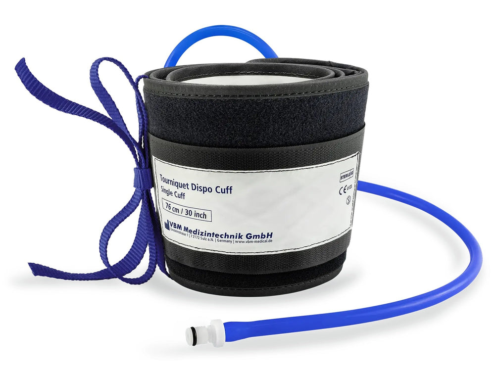 Disposable Tourniquet Cuffs • Single, Dual Port • Contoured • Lower Leg/Arm