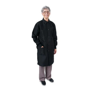 DenLine Protection Plus® UltraLite™ Lab Coat • X-Small, Black