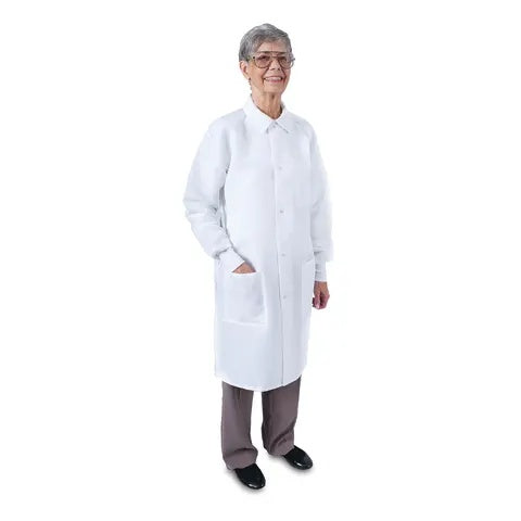 DenLine Protection Plus® UltraLite™ Lab Coat • 5X-Large, White
