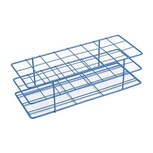 HDPE Coated Wire Rack • 20-25mm Tubes, 24 Well • 4.1"W x 10.7"L x 3.2"H
