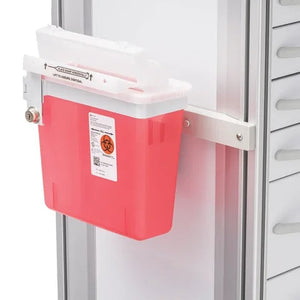 Accessories for Pace Carts and Narrow Pace Carts, 5qt Sharps Container • 10.5"W x 5"D x 11.75"H