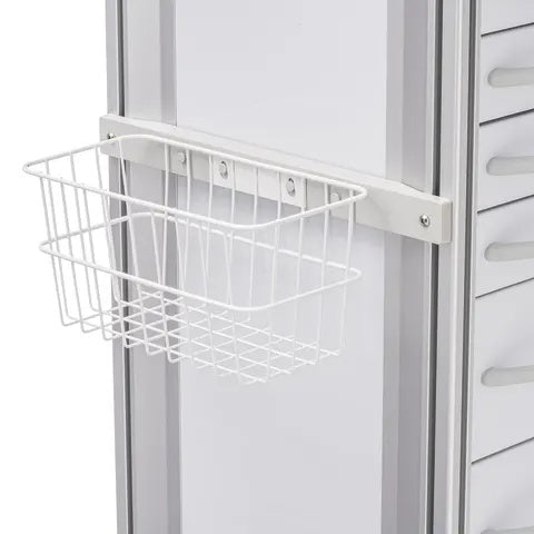 Accessories for Pace Carts and Narrow Pace Carts, Side Mounting Wire Basket • 12.25"W x 6"D x 6"H