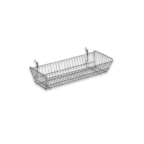 12"D x 24"W x 5"H Wire Bin