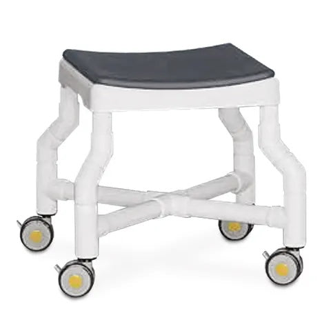 MRI Stool with Locking Swivel Casters, Graphite