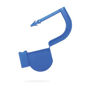 EasyTwist Padlock Security Tray Tags • Plain • 21mmL, Blue