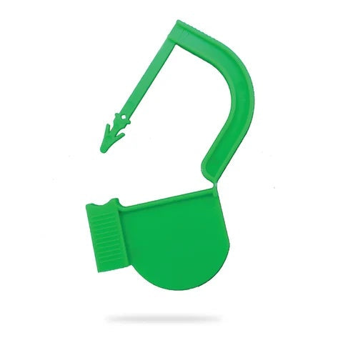 EasyTwist Padlock Security Tray Tags • Plain • 21mmL, Green