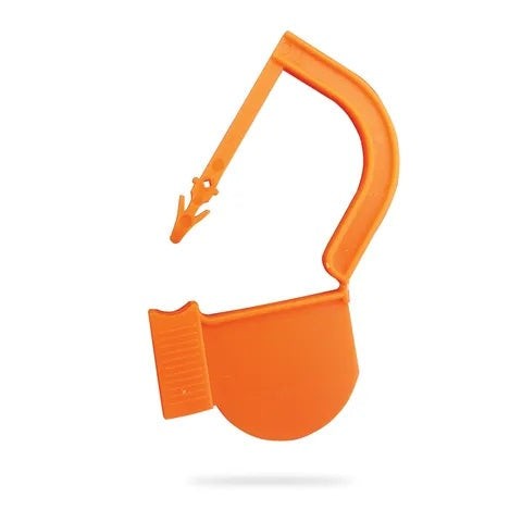 EasyTwist Padlock Security Tray Tags • Plain • 21mmL, Orange