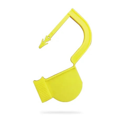 EasyTwist Padlock Security Tray Tags • Plain • 21mmL, Yellow