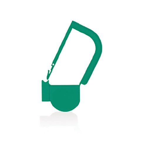 EasyTwist Padlock Security Tray Tags • Plain • 32mmL, Green