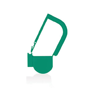 EasyTwist Padlock Security Tray Tags • Plain • 32mmL, Green
