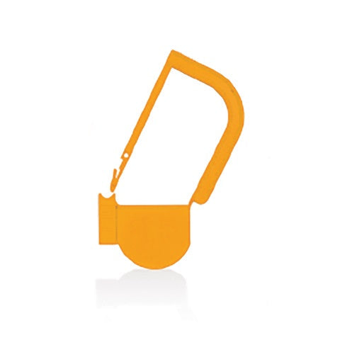 EasyTwist Padlock Security Tray Tags • Plain • 32mmL, Orange