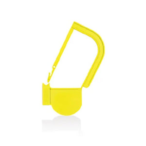 EasyTwist Padlock Security Tray Tags • Plain • 32mmL, Yellow