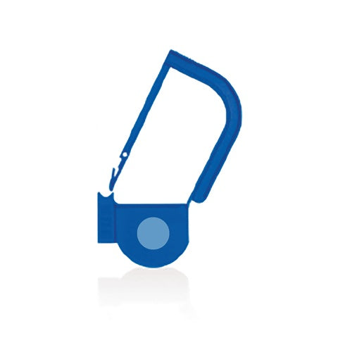 EasyTwist Padlock Security Tray Tags • With Indicator Dot • 32mmL, Blue