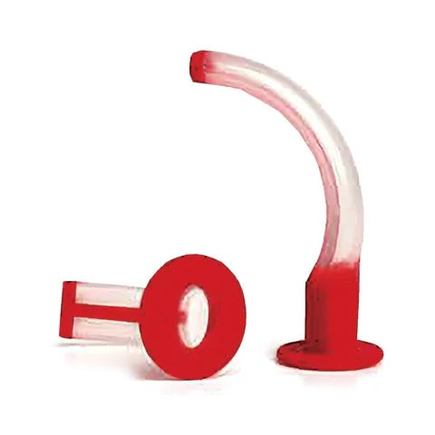 PVC-Free Guedel Airway, Size 4 (ISO 10) • Red