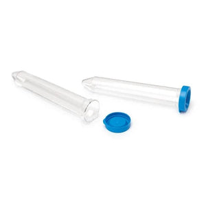 12mL Polystyrene Urine Centrifuge Tubes With Graduations and Flared Tops, Tube with Blue Cap