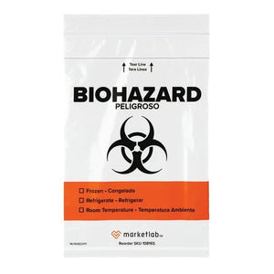 Marketlab Easy Open Biohazard Specimen Bags