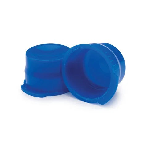 Marketlab Single-Tab Tube Caps • 13mm, Blue