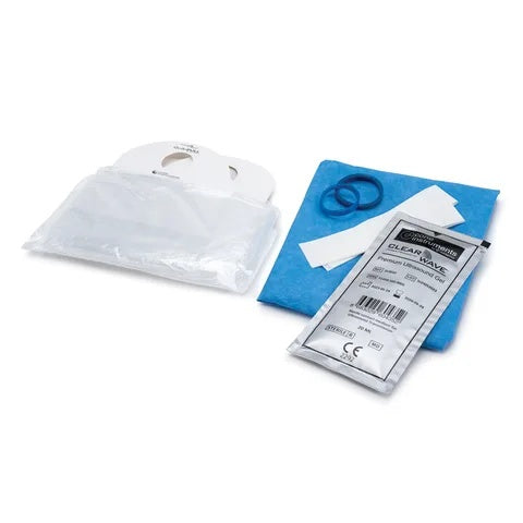 ClearWave™ Quik-Pull™ Sterile Probe Covers with Gel and Bands, Polyethylene • 5" x 48"
