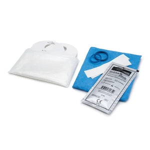 ClearWave™ Quik-Pull™ Sterile Probe Covers with Gel and Bands, 5" x 48" • 3D End