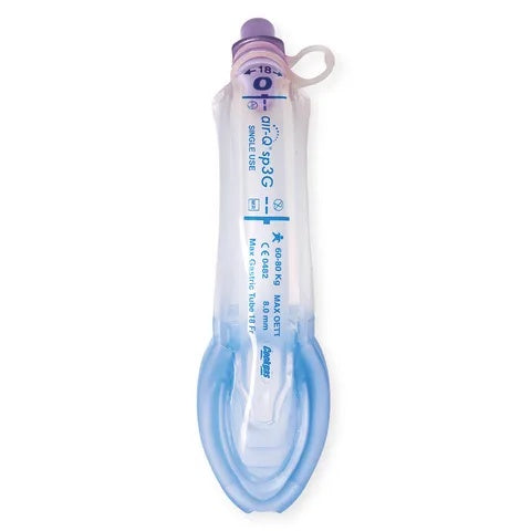 Air-Q3 Self-Pressurized Intubating Laryngeal Mask Airway with Auto Cuff and Gastric Access, Size 0.0
