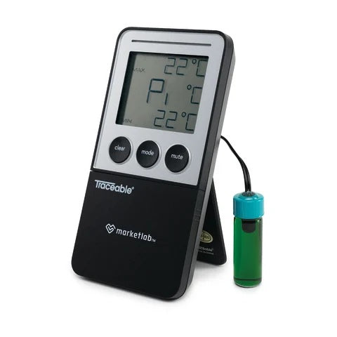 Traceable® Fridge/Freezer Digital Thermometer, With 5mL Vaccine Bottle