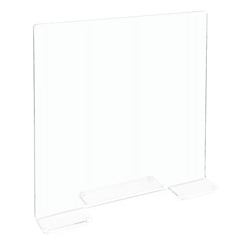 Marketlab Polycarbonate Splash Guards, Short • 4.5"W x 15.75"L x 16"H