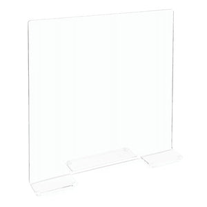 Marketlab Polycarbonate Splash Guards, Short • 4.5"W x 15.75"L x 16"H