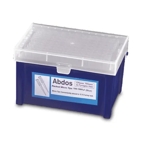 Racked Pipette Tips • Sterile, 100–1000µl