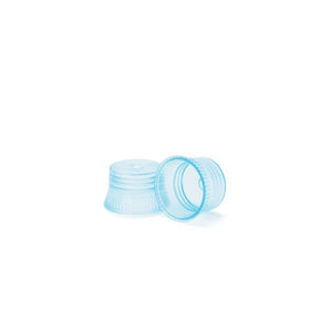 Transparent Color Tube Caps, 12-13mm • Blue