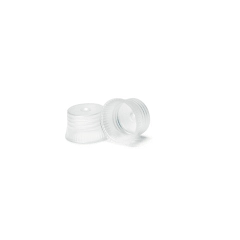 Transparent Color Tube Caps, 12-13mm • Natural