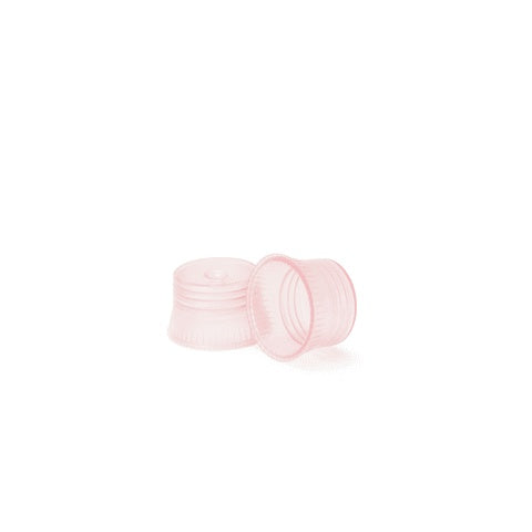 Transparent Color Tube Caps, 12-13mm • Red