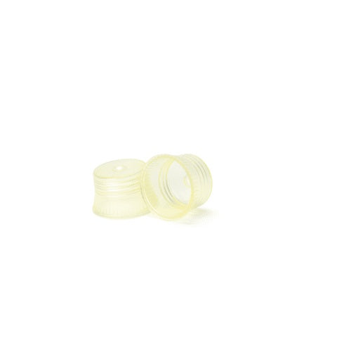 Transparent Color Tube Caps, 12-13mm • Yellow