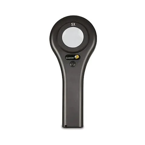 Mini Handheld Magnifier with 24 White LEDs, 5X