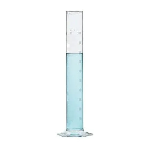 Serialized Class A Graduated Glass Cylinder • To Deliver, 50mL • Certificate of Traceability