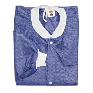 Disposable Lab Coat • 4X-Large, Blueberry