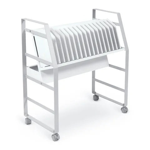 Tablet/Chromebook Open Charging Cart • 16-Slot • 27"W x 14.75"D x 30"H