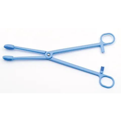 9.5" Plastic Sponge Forceps, Sterile • Box of 10