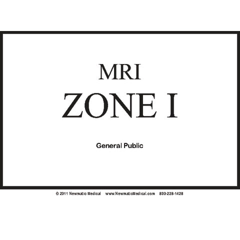 MRI Zone Signs Zone I
