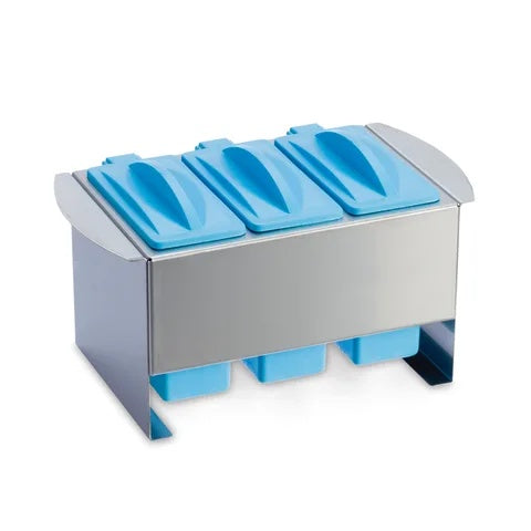 Staining Bank, 3-Place Staining Bank • 8"L x 5"W x 4.5"H