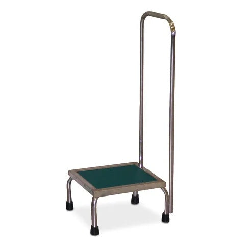 Heavy Duty Step Stool With 41"H Handrail • 16"W x 12"D x 8"H