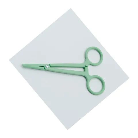 5.25" Straight Plastic Hemostat, Non-Sterile • Box